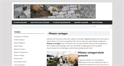 Desktop Screenshot of pflaster-verlegen.info
